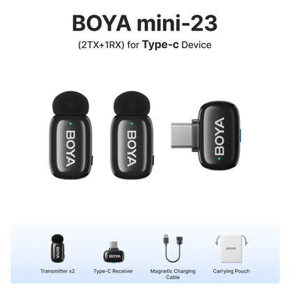 BOYA Mini Wireless Lavalier Microphone for iOS & Android
