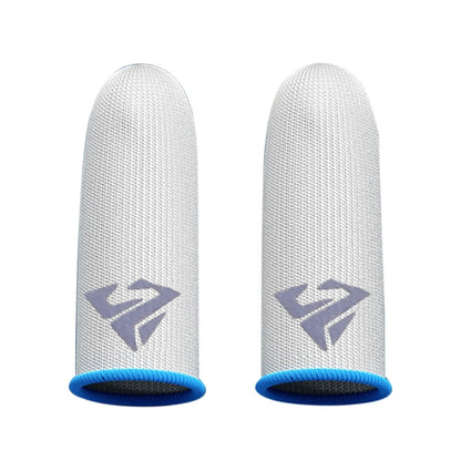 P82F 2Pcs Breathable Gaming Finger Sleeves Game Gloves Anti-Sweat Thumb Finger Cots Fingertip Cover for Mobile Games