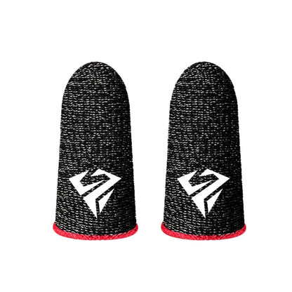 P82F 2Pcs Breathable Gaming Finger Sleeves Game Gloves Anti-Sweat Thumb Finger Cots Fingertip Cover for Mobile Games