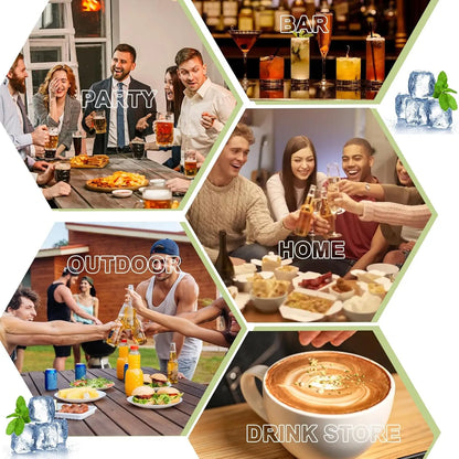 48-Grid Ice Cube Tray with Storage Bin – One-Touch Easy Release