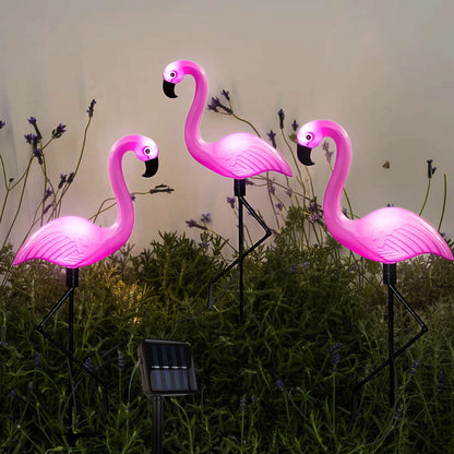 Solar Flamingo Garden Lights – Festive Outdoor Decoration (1Pc/3Pcs)