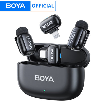 BOYA Mini Wireless Lavalier Microphone for iOS & Android